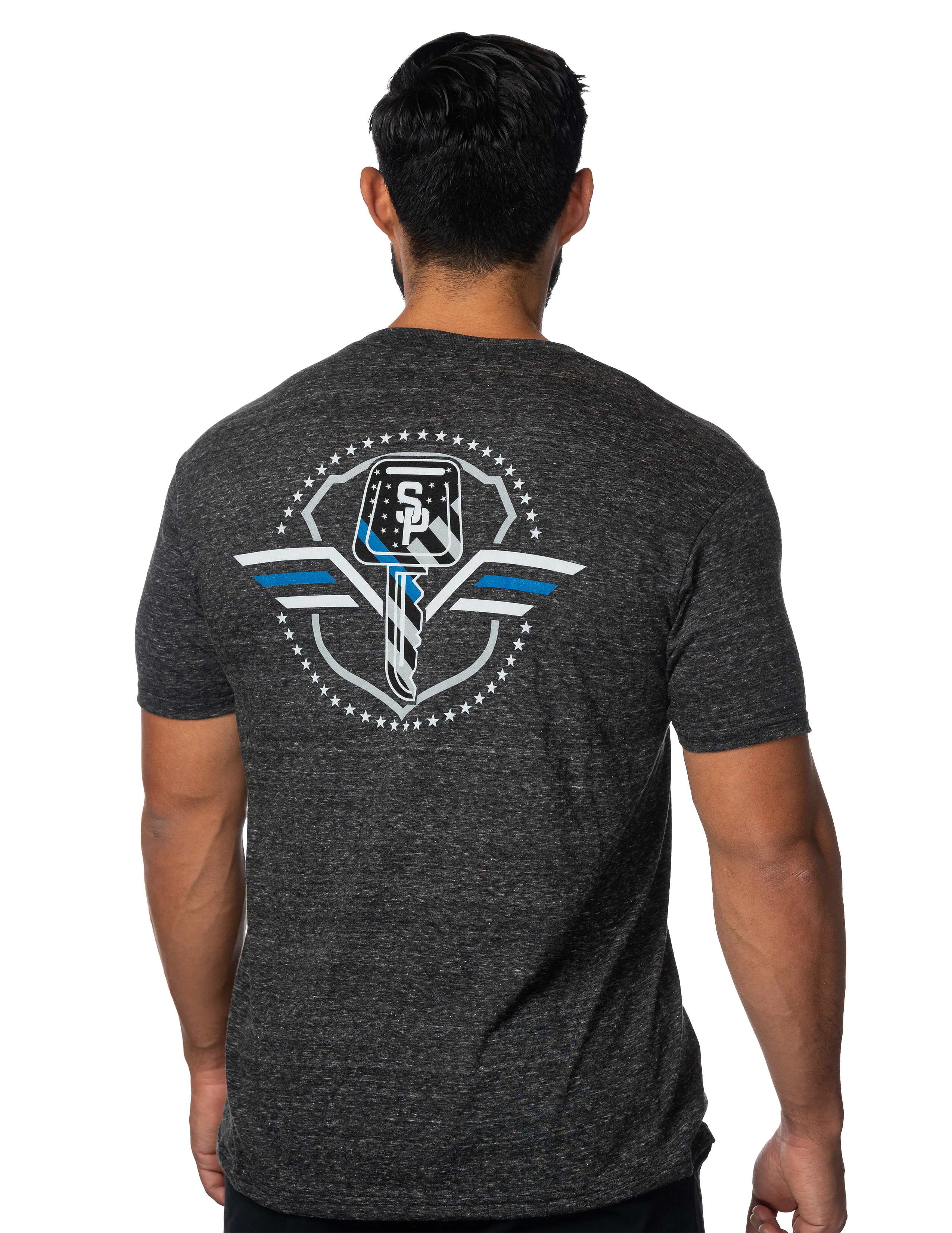 Blue Line Unisex Tee - Image 2