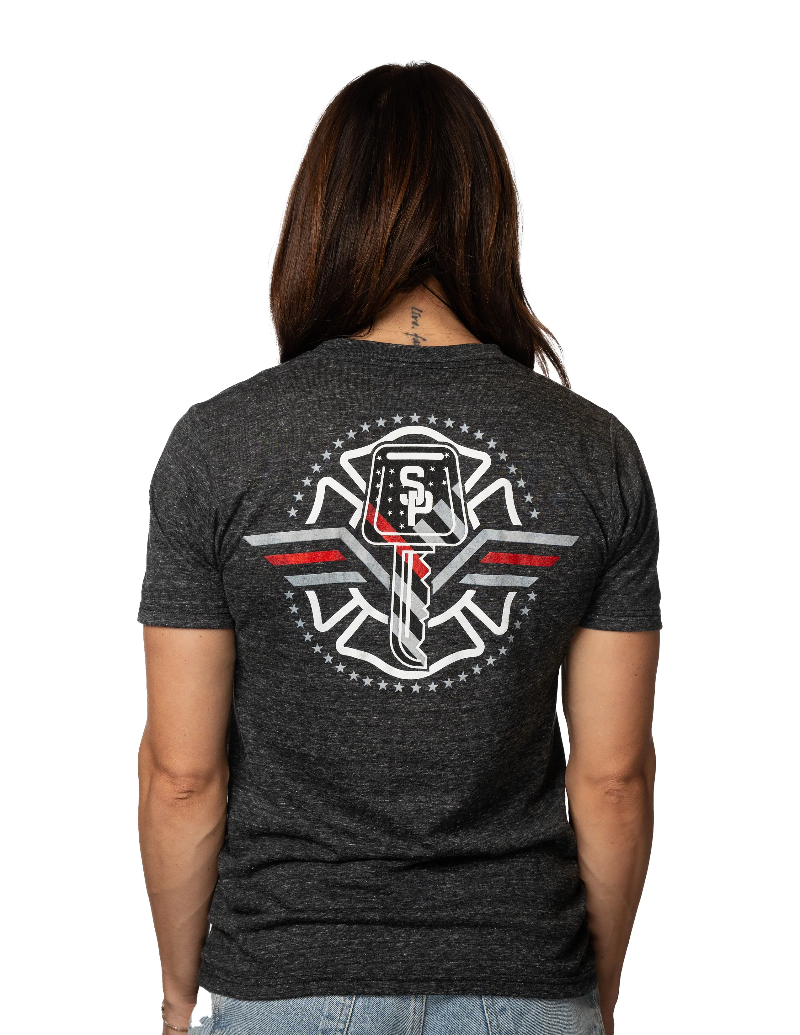 Red Line Unisex Tee - Image 2