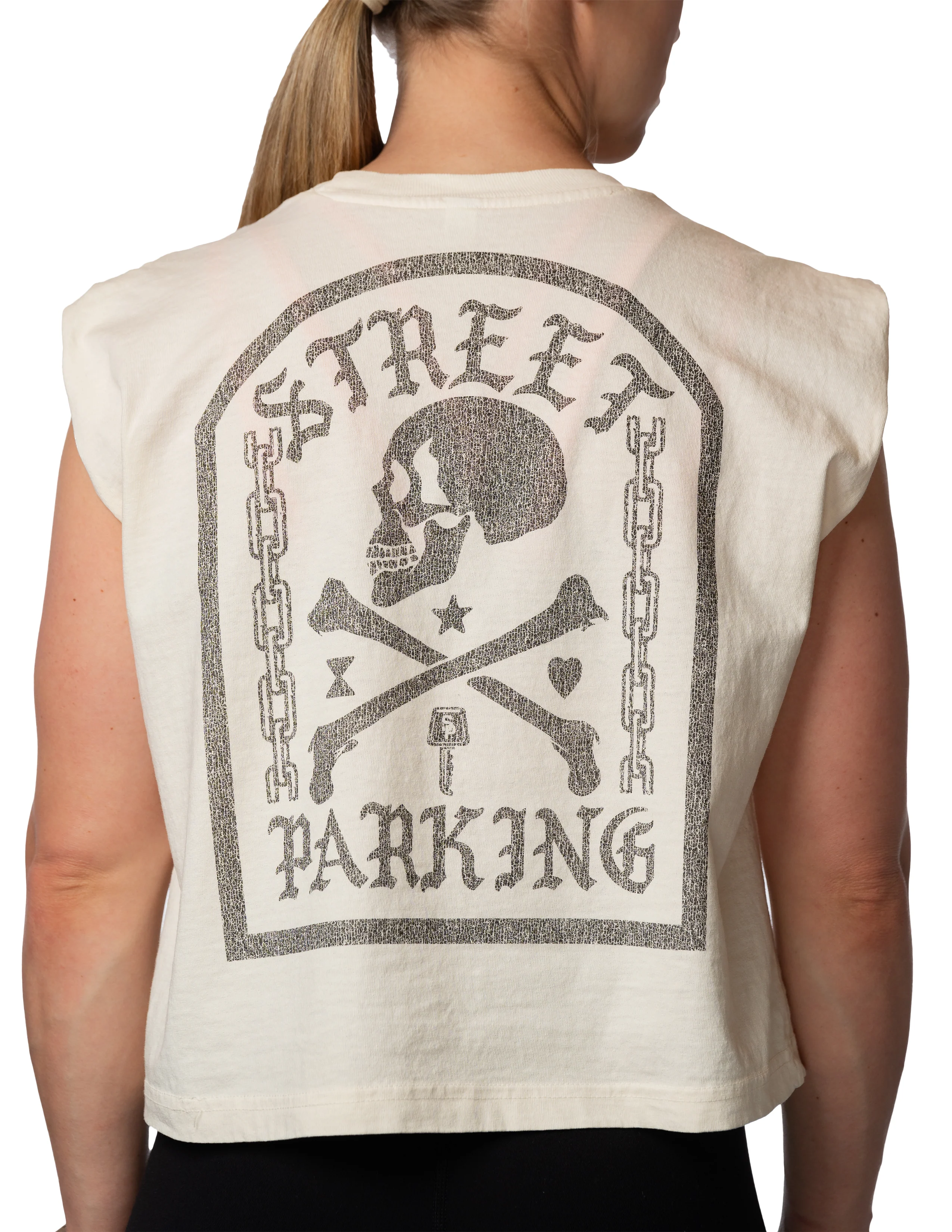 Punk Pirate Vegas Womens Muscle Tee - Image 4